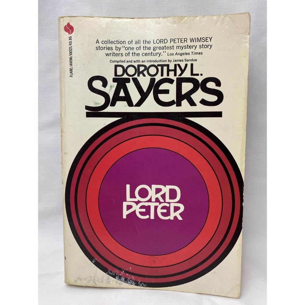 LORD PETER by Dorothy L. Sayers 1972 Vintage Avon Trade Paperback Wimsey Mystery